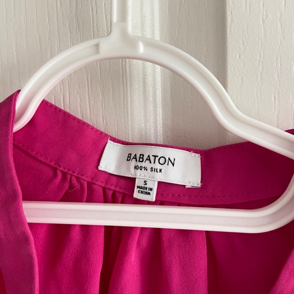 Babaton silk pink dress - Picture 3 of 3